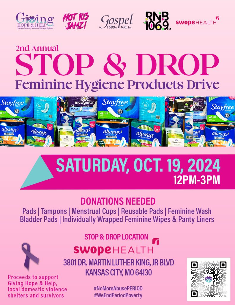 Stop & Drop: Feminine Hygiene Products Drive