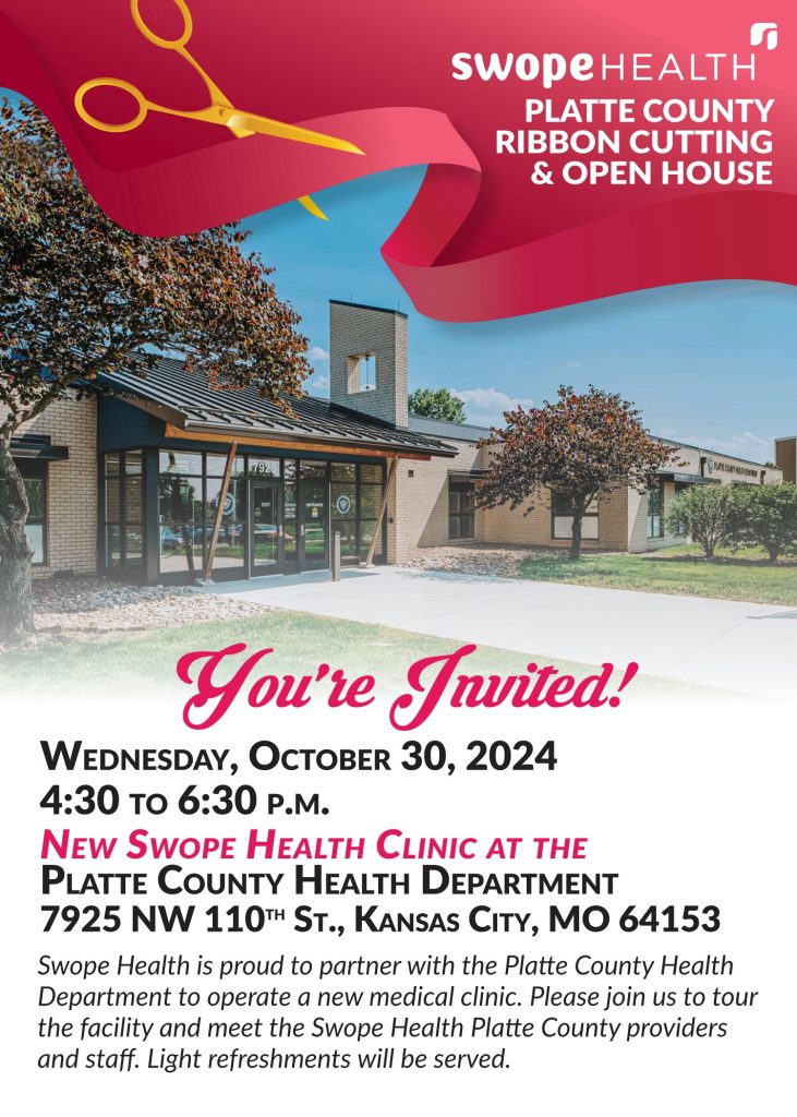 Swope Health Platte County ribbon cutting