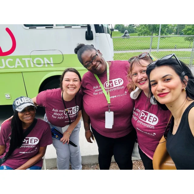 Over the weekend, Swope Health was at Theis Park to celebrate the 50th anniversary of #KCPrideFest! Shout out to Swope Health’s Outreach Team for informing the public about our services, our Mobile Dental Team for providing dental care, and our CSRs for getting people in the community connected to care and scheduled for appointments. #SwopeHealthPride